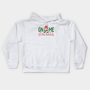 Gnome For The Holidays Christmas Kids Hoodie